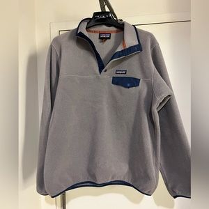Women’s Patagonia Gray Quarter Button Sweater, L